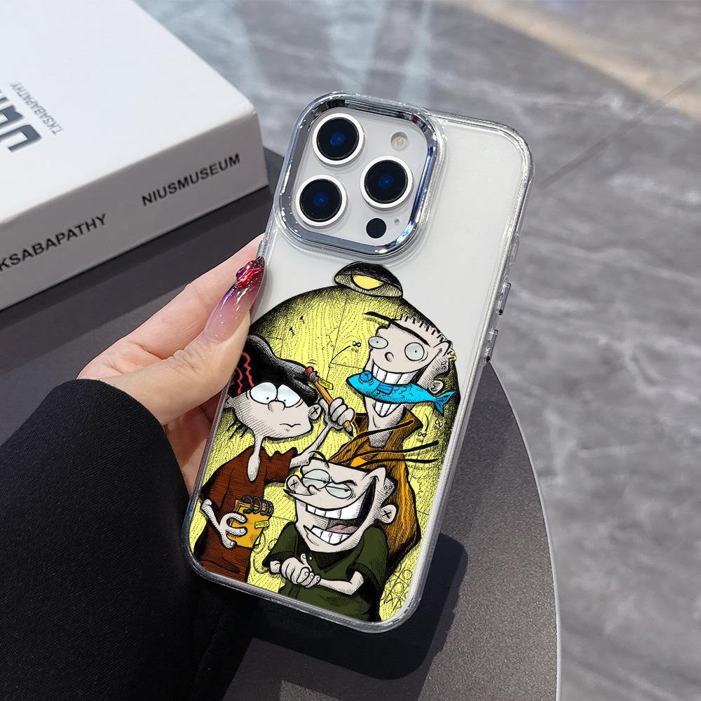 Cartoon E-Ed Edd N Eddy Telefoonhoesje Voor iPhone 17 Air 16 e 15 14 13 12 11 Pro Max Plus SE 2020 2022 Transparante Zachte Cover