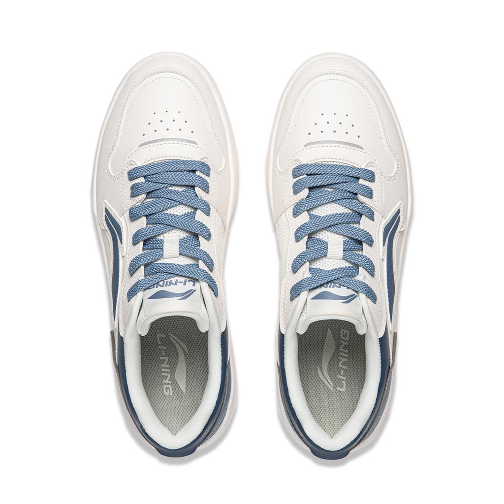 Li Ning Floating Boat Slip Resistant, Abrasion Resistant, Breathable, Height Increasing Low Top Skateboard Shoes Men's AGCW209-6