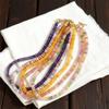 Colorful Beads Necklace Dopamine Color Colored Stone Charms Jewelry Bead Stone Necklace  Beach