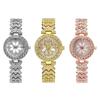 Women's Watches Bracelet Refined Luxury Design Rhinestone Encrusted Watch Valentine's Day Gift