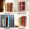 No Drilling Drinking Straw Holder Organizer Acrylic Cabinet Door Storage Container  Household