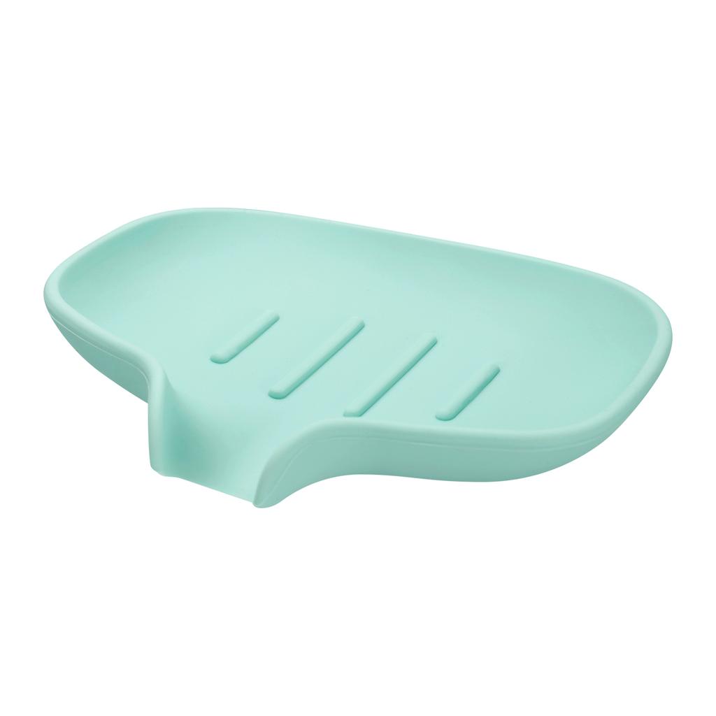 Silicone Draining Soap Pad Soap Shelf Anti Slip Pad Free Punch Soap Box for Bathtub Bathroom Accessories Kitchen Sink 1/2/4pcs