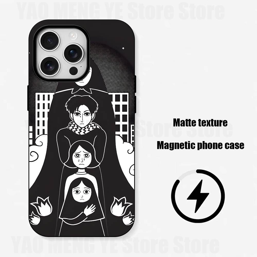 Persepolis Comics Slim Matte Magnetic For Case For Iphone 17,16,15,14,13,12,11 Pro Max Mini Plus New Frosted Soft Shell