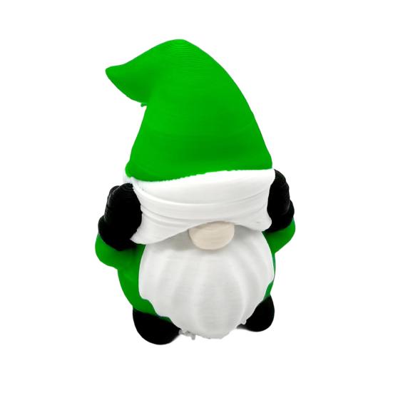 1/3Pcs 3D Printed Christmas Gnome Ornament No See Hear Speak Mini Faceless Dwarf Figurine Statue Sculpture Home Office Desktop Decoration
