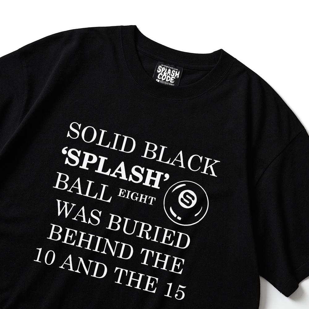 Seupeullaesikodeu Short Sleeve T-Shirt Black - Black Ball