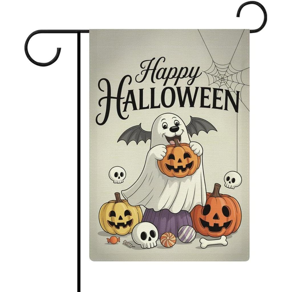 This Halloween Garden Flag Features a Double-Sided Design And Adds a Humorous Touch To Your for Home And Patio, Boosting Curb Appeal And Making It Id