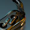 1 Pair Mini Wireless Earphones Ergonomic Noise Cancelling HiFi Sound Bluetooth-compatible 5.4 Earbuds LED Display Sports Car Case Running Headphone