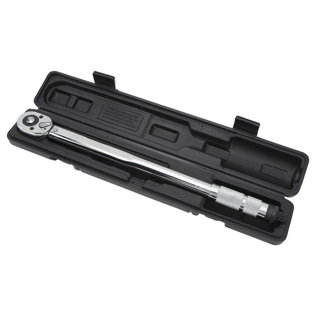 1 2in Drive Click Torque Wrench Accurate To 4percent  28 To 210Nm for Car Tires Engine Chassis Repair Quick Release