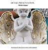 Angeli Nordici in Resina LED Portacandele Ornamenti per Decorazione Soggiorno