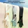 Summer Ice Silk Sun Protection Gloves, Breathable And Lightweight, UV Protection, Suitable For Driving, With Ice Sleeves