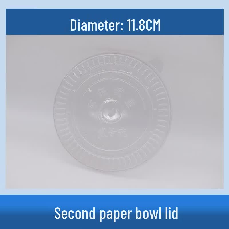 Qiwei Disposable Thickened Paper Bowls with Lids