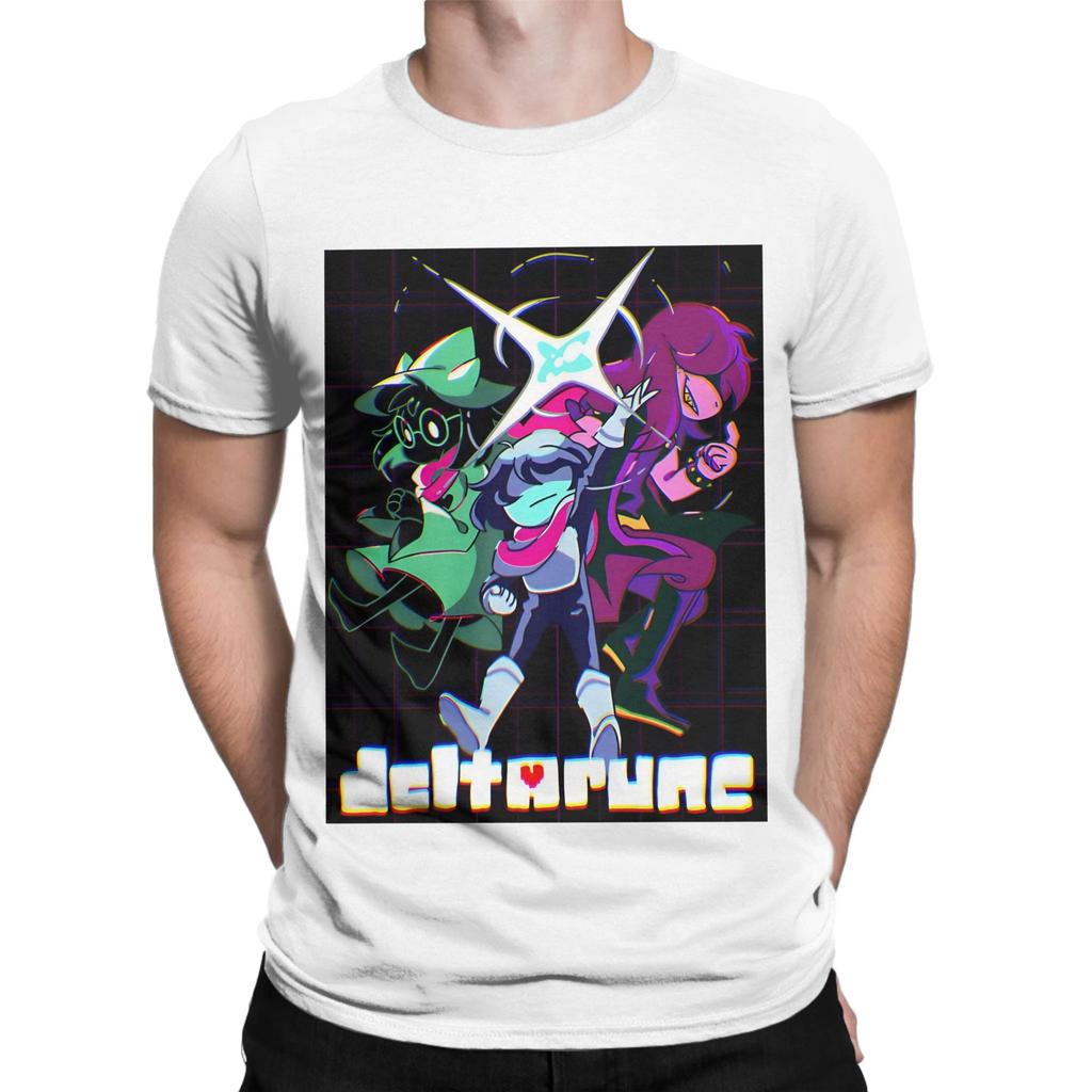 Deltarune Lustiges Grafik 100% Baumwolle T-Shirt Deltarune Oberteile T-Shirts Für Unisex