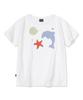 CPGN STUDIO Dolphin Pop Crop Short Sleeve Tee White