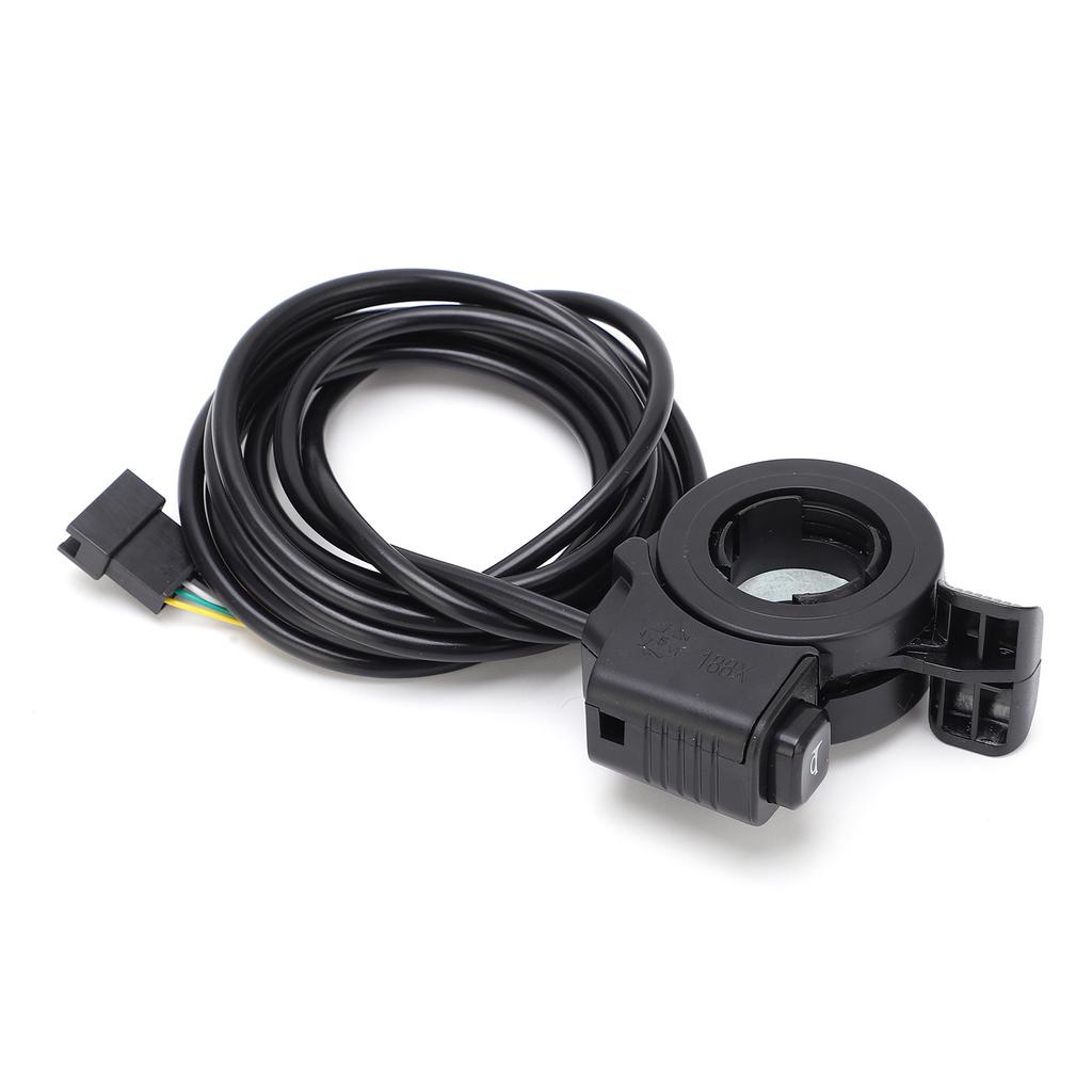 Acelerador de Pulgar para Bicicleta Manillar Interruptor de Trompeta Integrado Impermeable Duradero Bicicleta Eléctrica