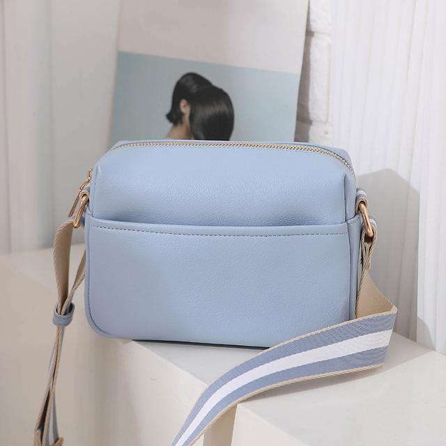Solid Color PU Messenger Bag Small Bag In Stock Women's One-shoulder Small Square Bag