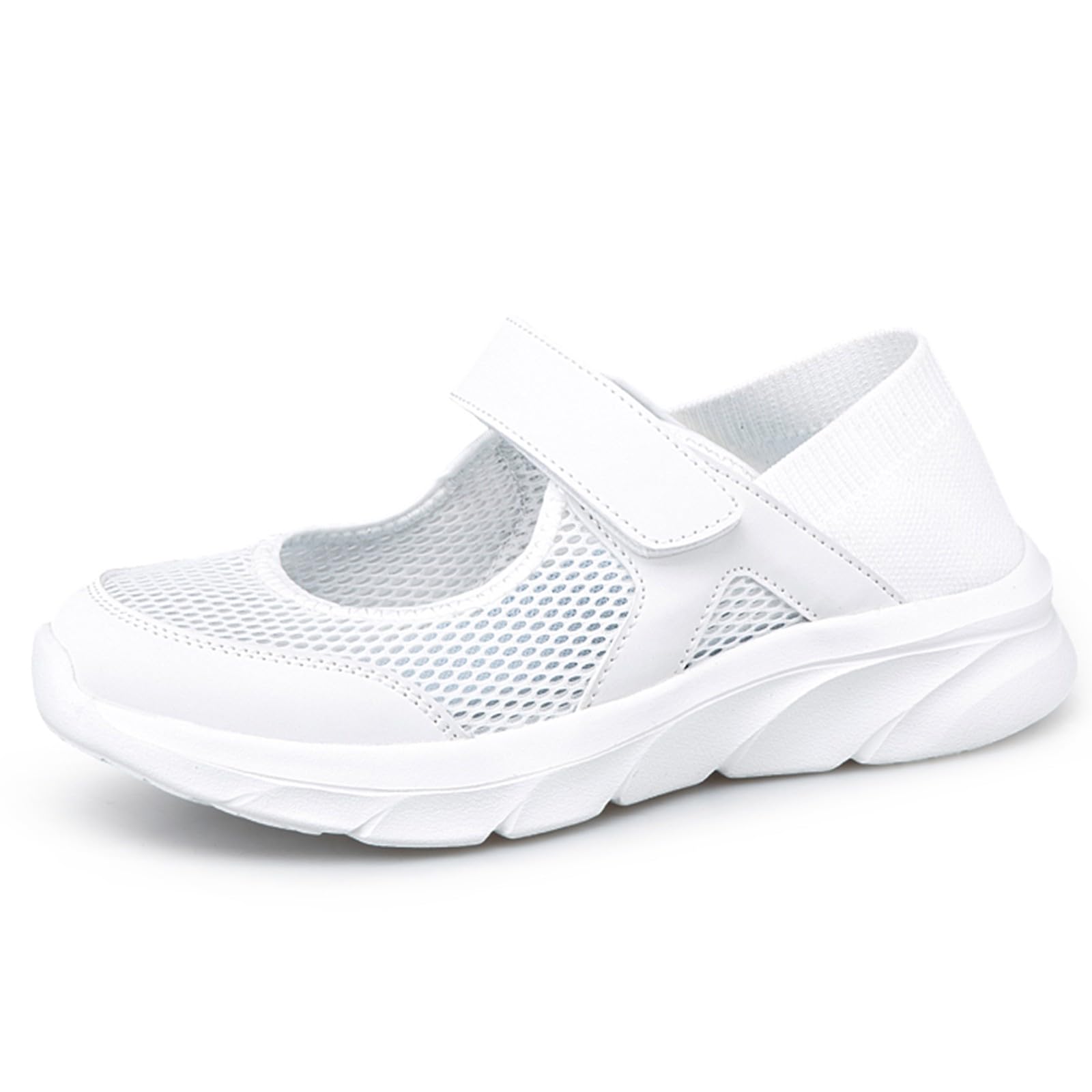 

ZUSERIS Сандалии на липучке и реабилитационная обувь женские белый