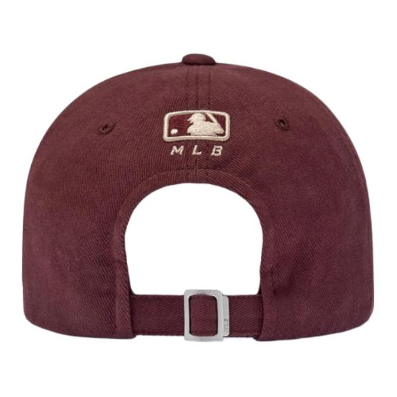MLB New York Yankees Cotton Baseball Caps Unisex Burgundy Fashion 3ACPB135N-43WID