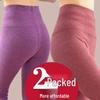 High Waist Thermal Knee-Lined Leggings for Women - Thick, Fleece-Lined, Winter Warmth and Body Shaping.