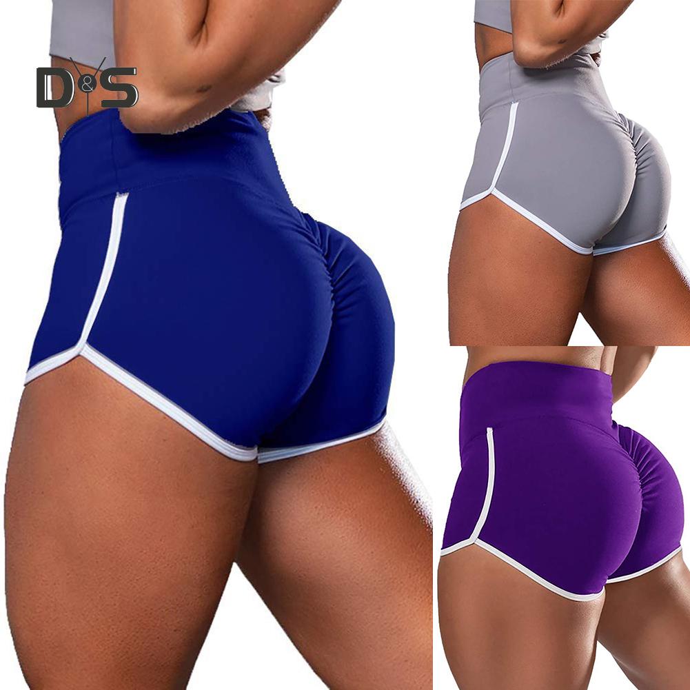Fancy Fashion Women High Waist Hip Lifter Slim Yoga Sports Shorts Boxers Hot Pants