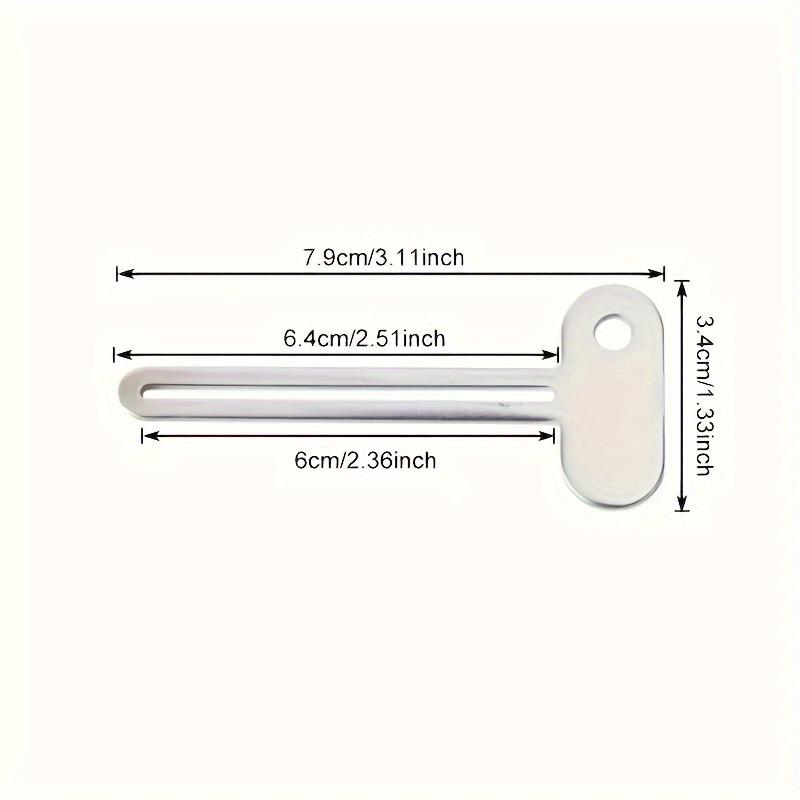1PC Squeezing Toothpaste Artifact Manual Hand Cream Squeezing Hair Dyeing Cream Pigment Cream Clip Stainless Steel