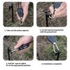 Reflective Tent Guy Rope with Pulley Tent Guide Rope Adjustable Tent Tie Downs Rope Hangers Quick Setups Outdoor Guy Line