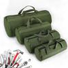 Canvas Tool Bag Wear Resistant Heavy Duty Storage Organizer for Construction Site Plumbing Car Repair Tools