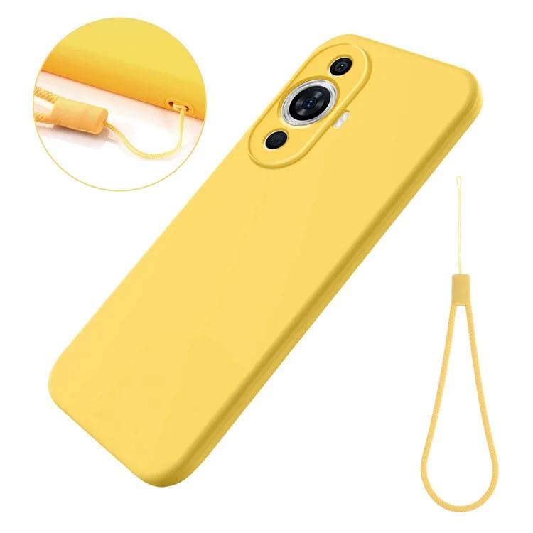 For Huawei nova 11 Pro / nova 11 Ultra Slim-fit Shell Liquid Silicone Phone Case Soft Lining Anti-scratch Phone Cover