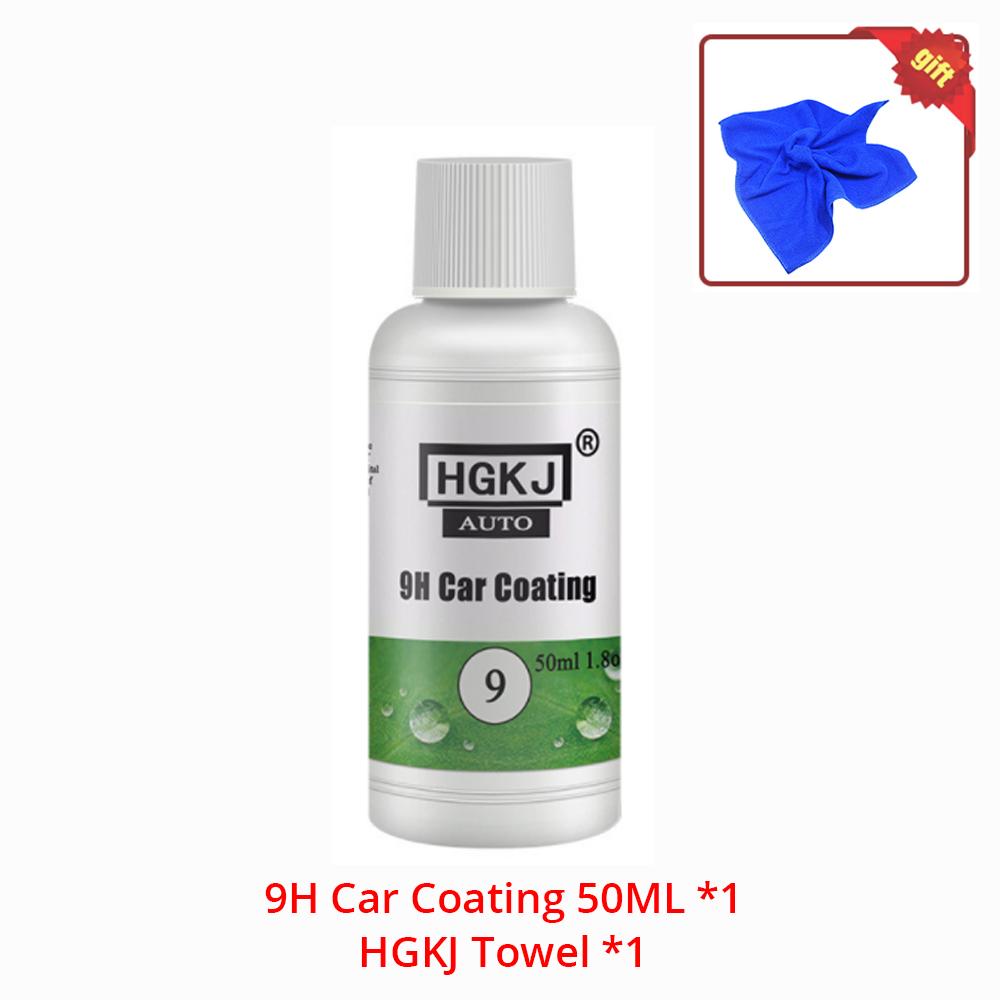 HVIERO-9 20ML-100ML Paint Cleaner Polishe Ceramic Car Coating Sealant Anti Scratch Remover Auto Exterior Care Hydrophobic Wet Wax