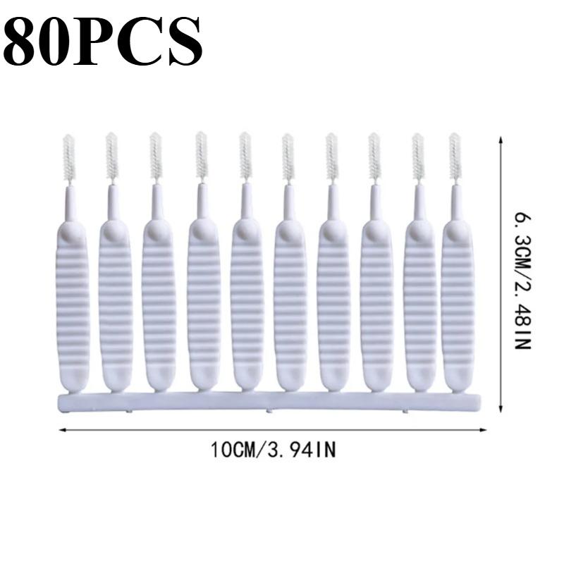 100PCS Shower Head Cleaning Brush Anti-clogging Small Brush Mobile Phone Hole Cleaning Tools Keyboard Gap Washing Accessorie