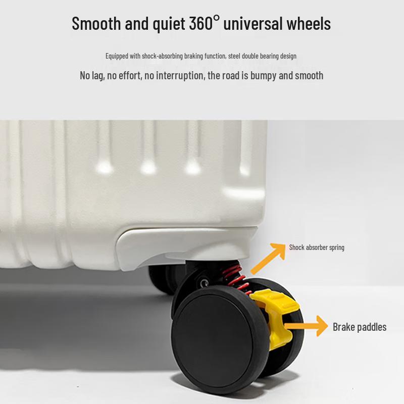 Shinao 36-Zoll Hartschalenkoffer mit Aluminiumrahmen