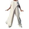Loose Fit Pure Cotton Top And Pants Suit With Light Silky Finish For Summer Wear