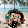 Betty Boop Print Umbrella Automatic Opening/ Closing - Portable Foldable Design - Daily Use for Travel/Outdoor - Gift for Birthday