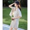 Shangjing Workwear Style Tencel Linen Shirt & Shorts Set