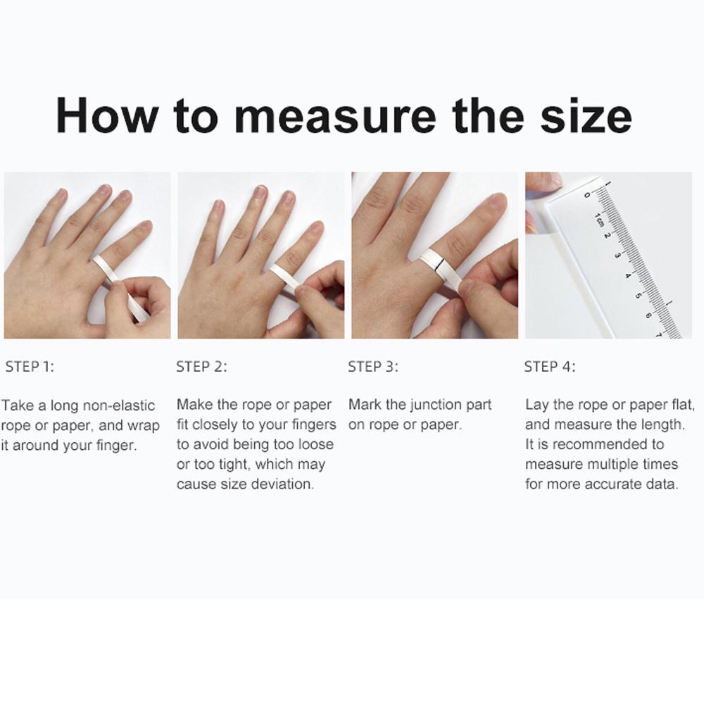 YurKem Smart Ring Heart Rate Blood Oxygen Blood Pressure Measuremen Men Women Fitness Tracker Sport IP68 Waterproof Bluetooth Ring