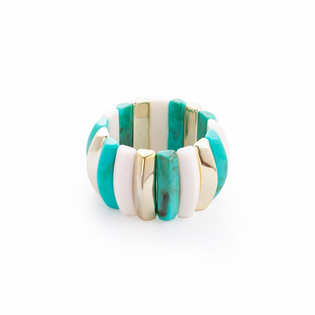 Acrylic Irregular Splicing Geometric Bracelet Personality Niche Exaggerated Bracelet Temperament Fashion Unique High-End Jewelry