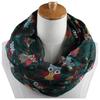 Women Ladies Owl Pattern Print Scarf Warm Wrap Shawl