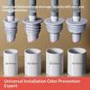 Silicone Bathroom Sewer Seal Ring Kitchen Sink Sewer Pipe Plug Washing Machine Anti-Odor Leakage Floor Drain Seal Connector Plug