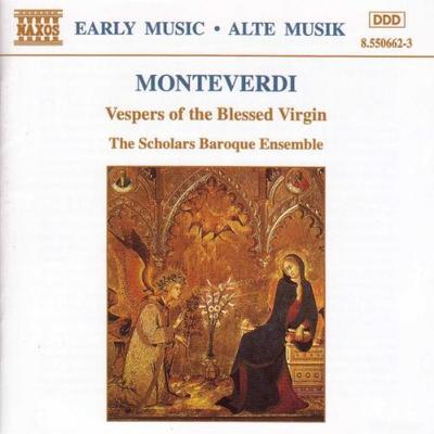 CD VARIOUS  Vespers Of The Blessed Virgin 85506623 Naxos 1995 Europe Classical Used