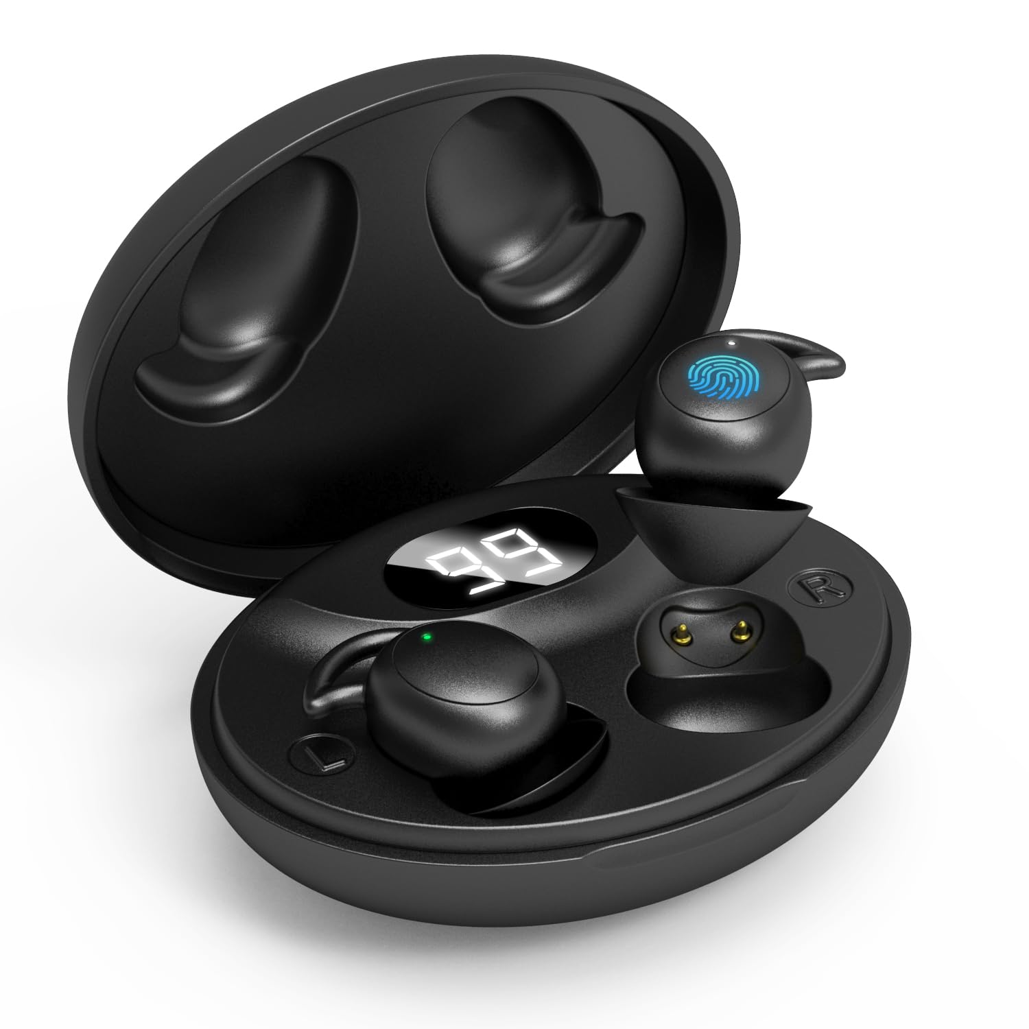 

Wireless Sleep Bluetooth Fully Mini High Sound Isolation Earphones, Ultra-Lightweight, Painless, Hidden-in-Ear 5.3, Wireless, Size, Ultra-Small, чорний