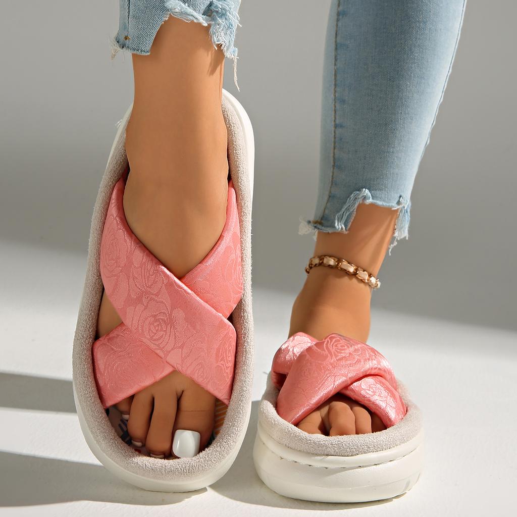 Fashion Women Slippers 2025 Summer Brand New Sandals Platform Luxury Women Shoes Fashionable Graffiti Outdoor Slippers Slides Women