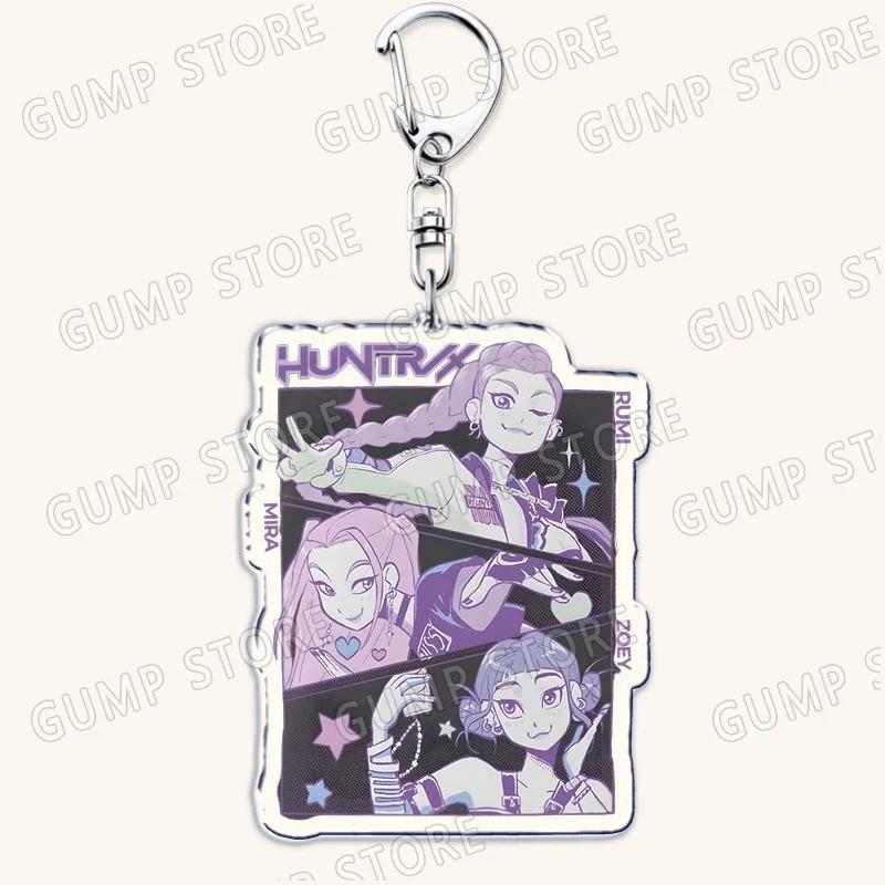 Dämonenjäger Huntrix Beliebte Kpop Tv Saja Jungen Schlüsselanhänger für Zubehör Tasche Rumi Zoey Jinu Schlüsselanhänger Schmuck Fans Freunde Geschenke