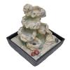 Indoor Fountain Ornament with LED Light Home Office Tabletop Resin Feng Shui Decoration CraftUK