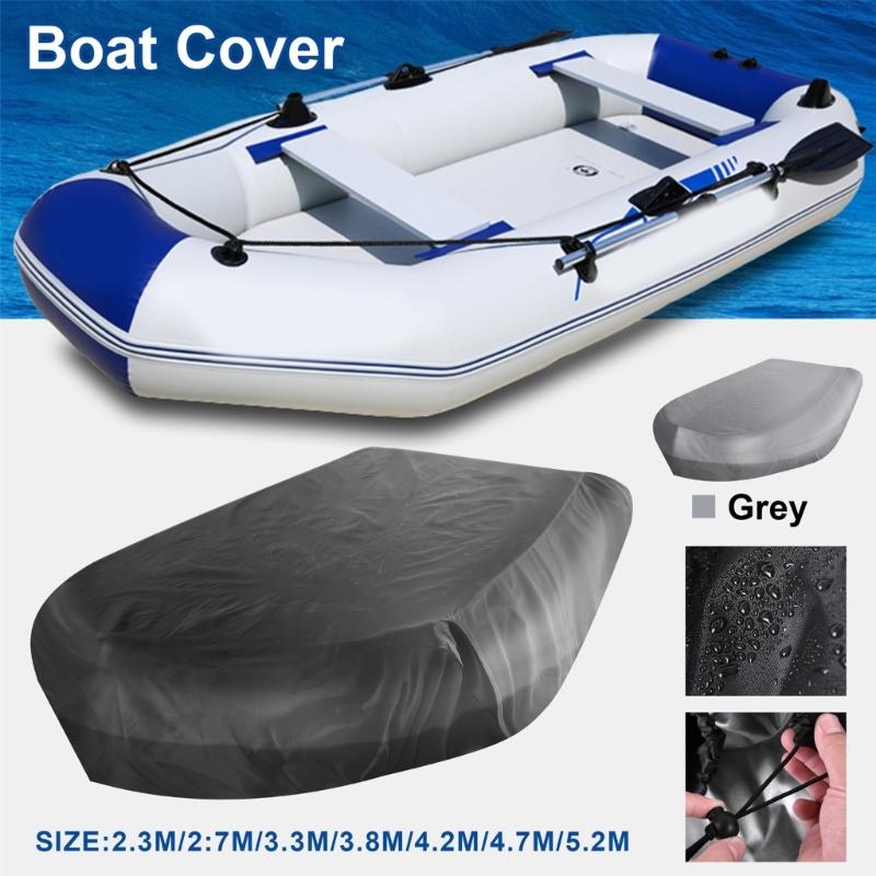 Dustproof Kayak Watertight Cover Water Crafts Cover Sun Resistant Inflatable Dinghy Boats Cover Protective Boats Cover