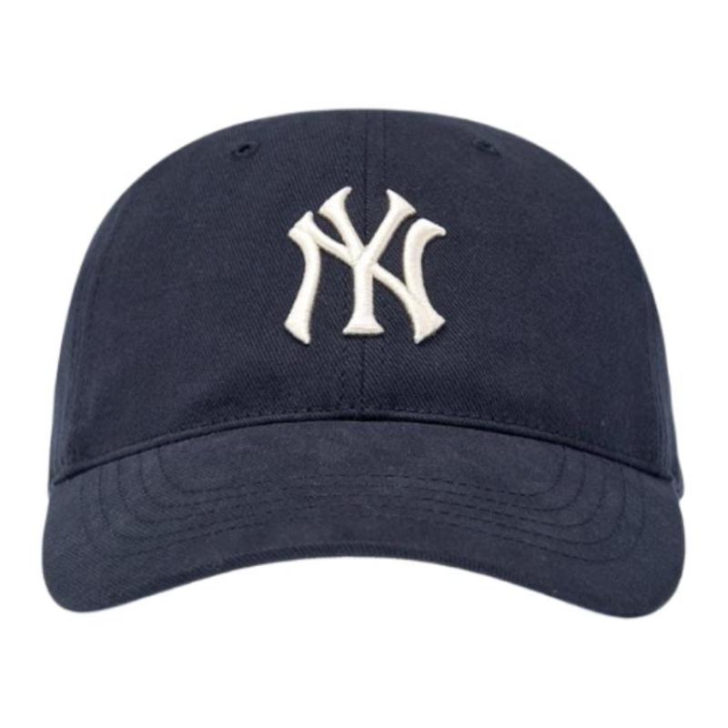 MLB New York Yankees Cotton Baseball Caps Unisex Marine Blue Fashion 3ACPB135N-50NYS