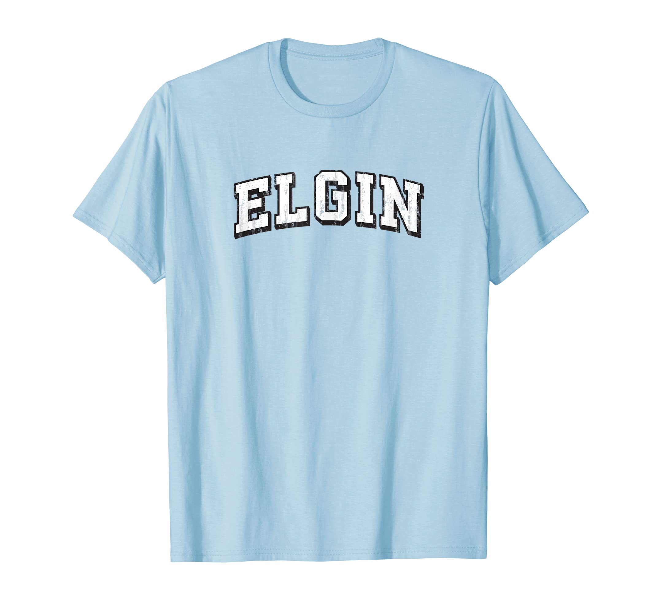 

Футболка Elgin Illinois Vintage Athletic Sports Print B&W