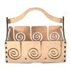 Multifunctional Wood Yarn Holders, Wood Yarn Dispenser Wools Yarn Organiser Container for Professional and Hobbyist