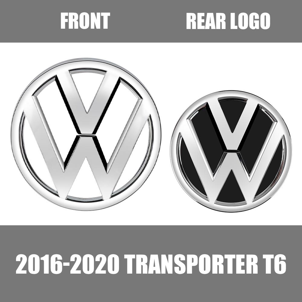 For Volkswagen VW For Volkswagen VW Transporter T6 2016 2017 2018 2019 2020 Car Front Grill Badge Rear Trunk Emblem Cover Auto Accessories