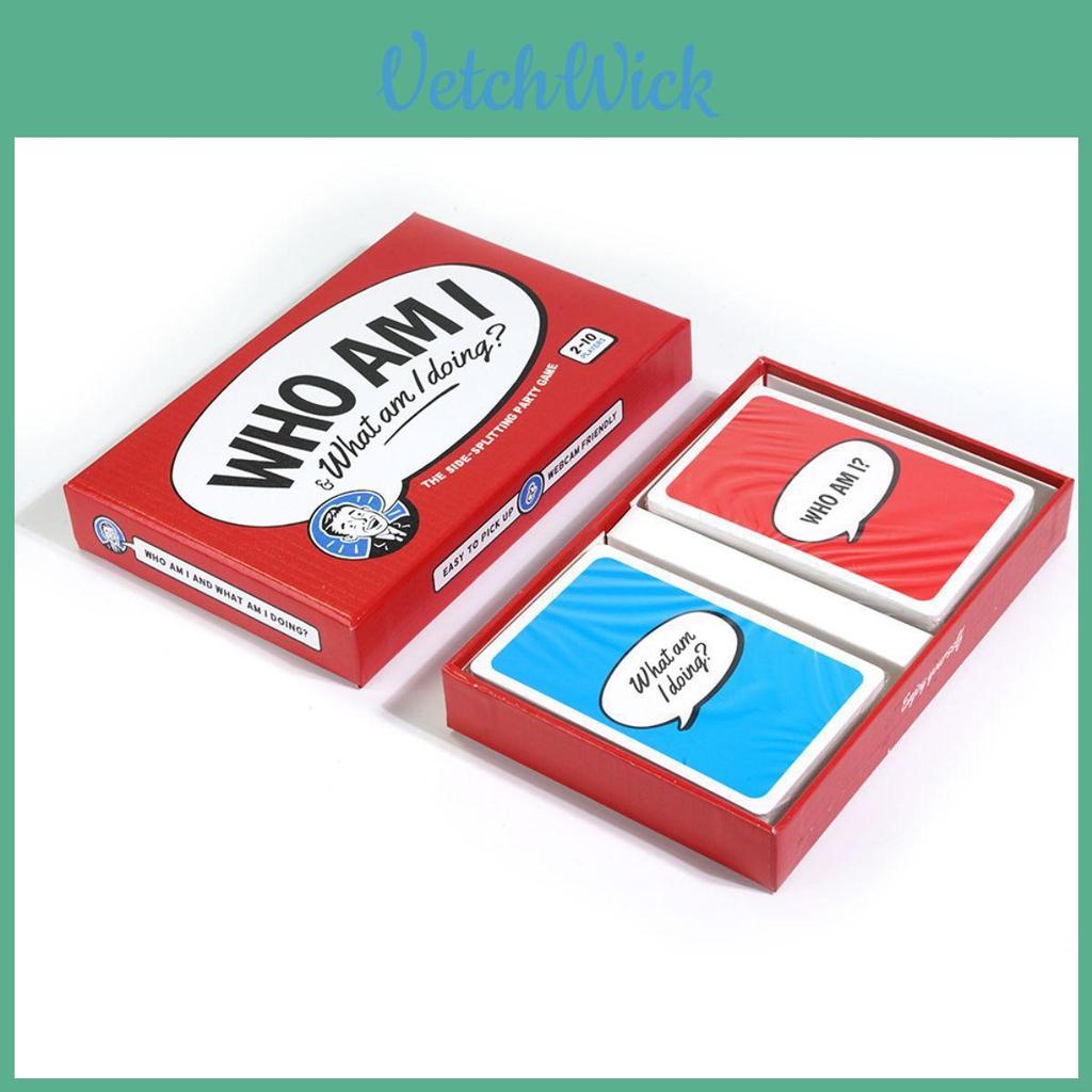 Whoami Card Game For Family Fun And Parentchild Interaction With Visual And Cognitive Development