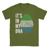 ITS IN MY DNA Sierra Leone Flag Roots  TShirt Unisex  Leisure Pure Cotton Tees Round Collar Short Sleeve T Shirts Gift Idea Tops