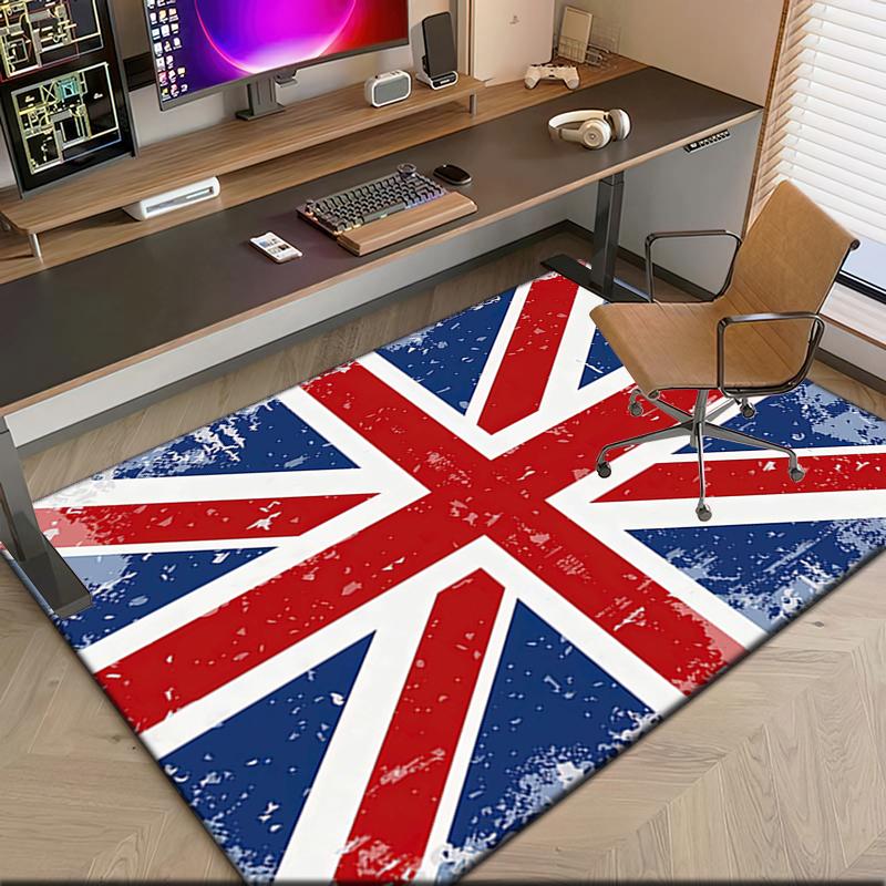 1pc British flag Carpet Rug for Living Room Bedroom Home Sofa Decoration,Kids play Non-slip Floor Mat